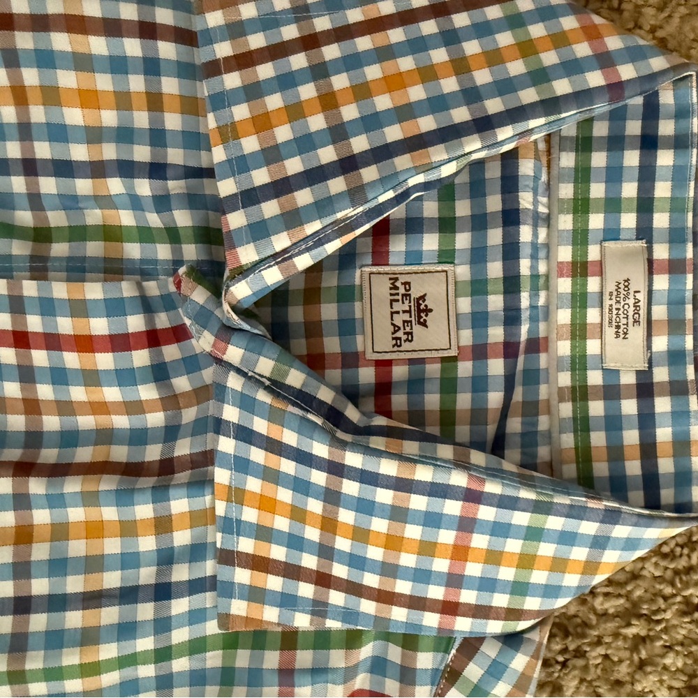 Peter Millar men’s dress shirt